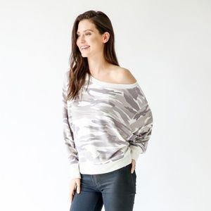 Six Fifty Camo hacci sweater M